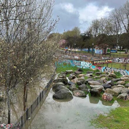 Crecida del Tajo en Talavera.