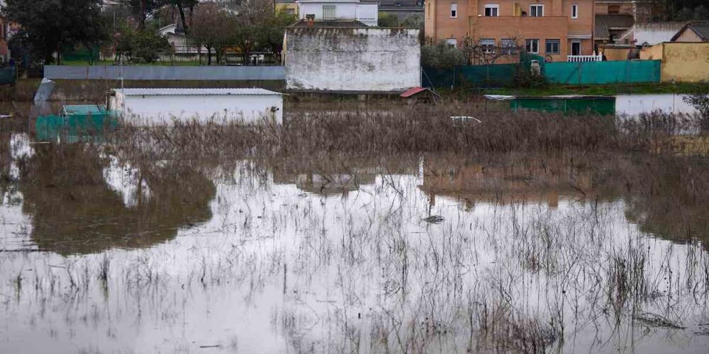 Inundaciones en Escalona. EFE/Manu Reino.