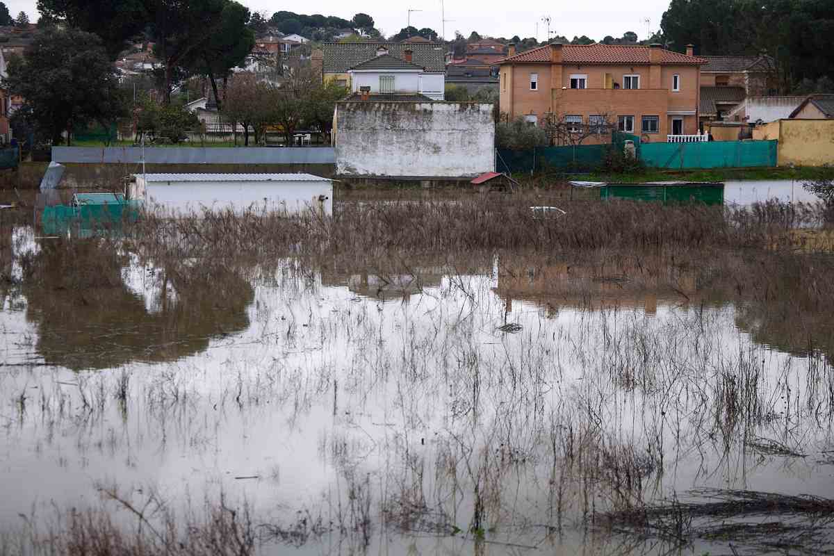 Inundaciones en Escalona. EFE/Manu Reino.