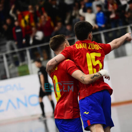 La 'Roja' de fútbol sala no tuvo piedad de Inglaterra. Foto: Rebeca Arango.