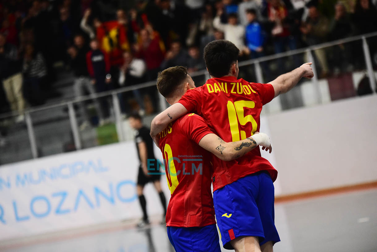 La 'Roja' de fútbol sala no tuvo piedad de Inglaterra. Foto: Rebeca Arango.