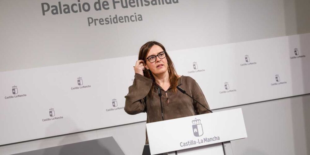 La consejera portavoz del Gobierno de Castilla-La Mancha, Esther Padilla.