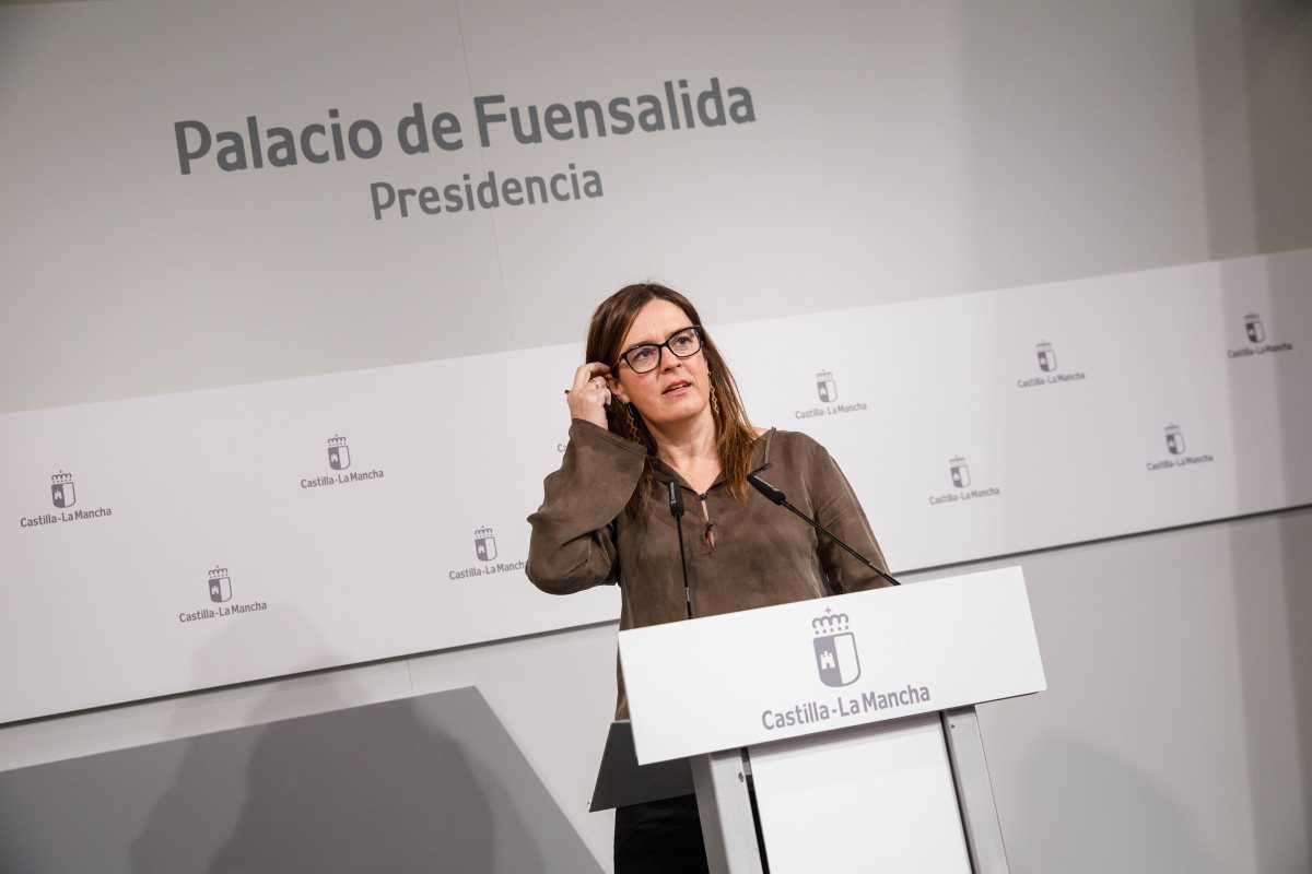 La consejera portavoz del Gobierno de Castilla-La Mancha, Esther Padilla.