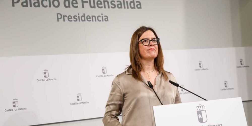 La consejera portavoz del Gobierno de Castilla-La Mancha, Esther Padilla.