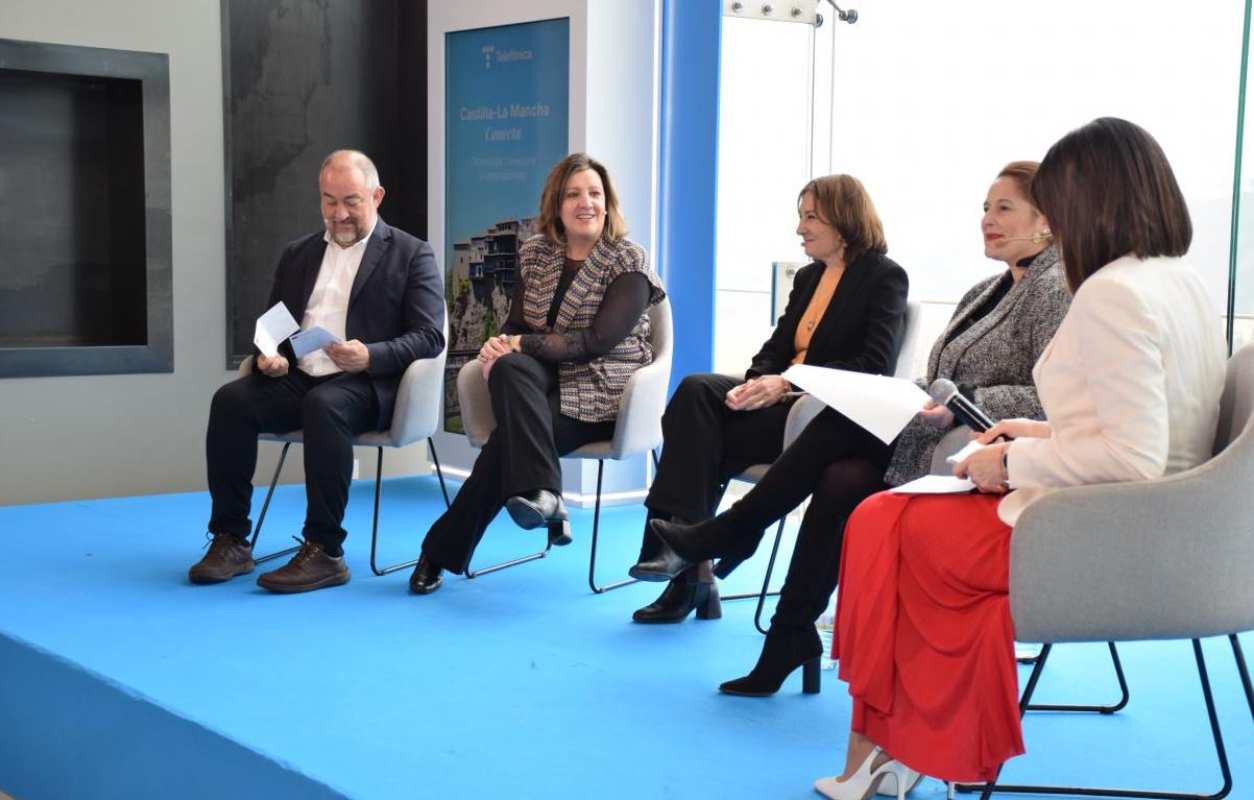 Patricia Franco asistió a una jornada de empleabilidad organizada por Telefónica en Cuenca.