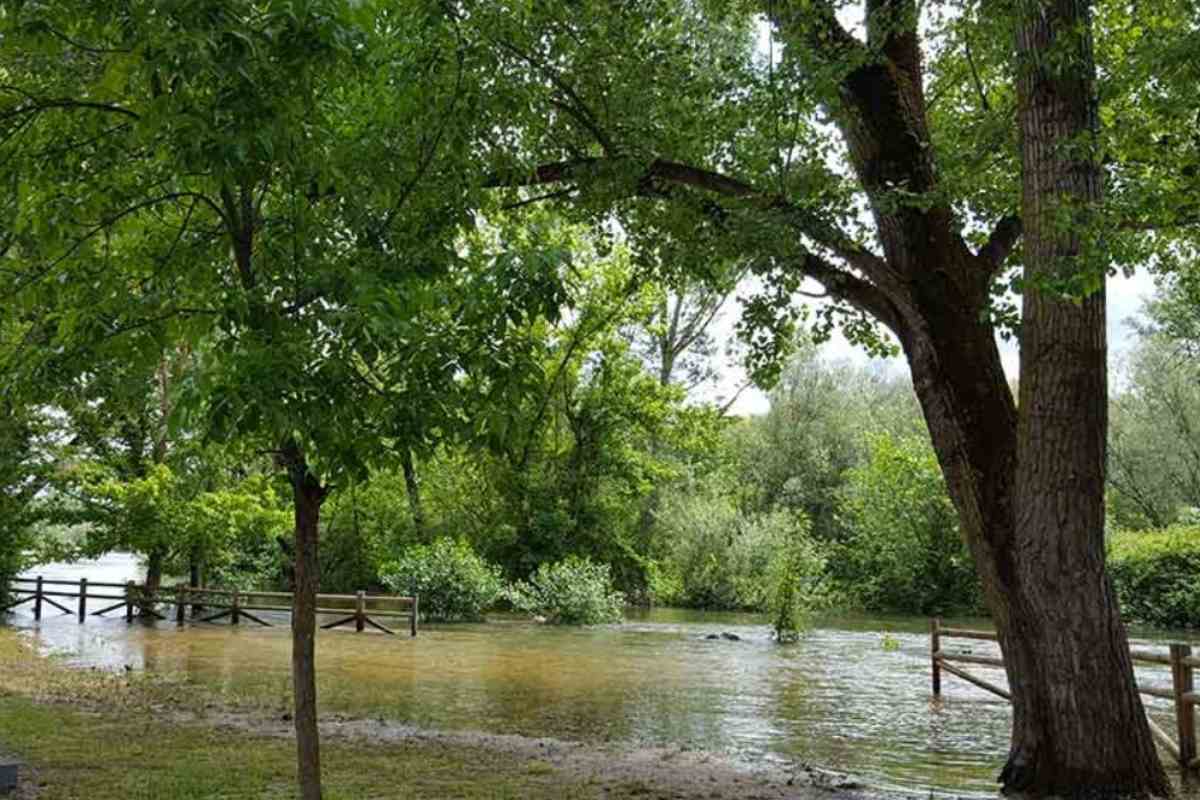 Rio Alberche a su paso por Escalona (Toledo). Foto: Ayuntamiento Escalona