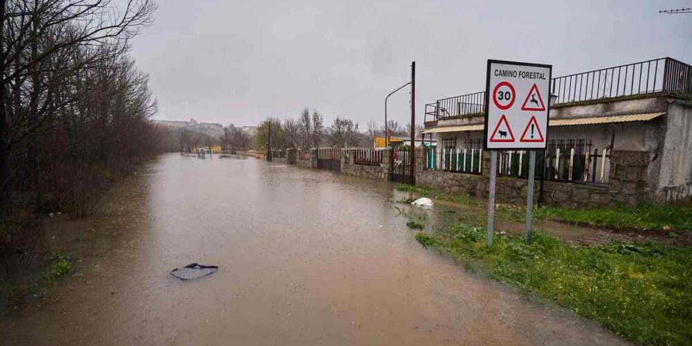 Inundaciones en Escalona. EFE/Manu Reino.