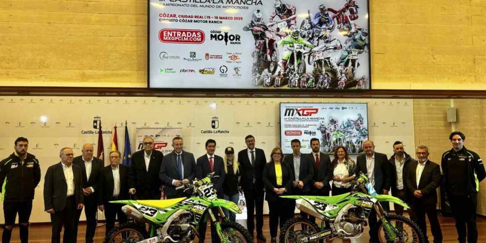 Presentación del Mundial de motocross que tendrá lugar en Cózar (Cudad Real).