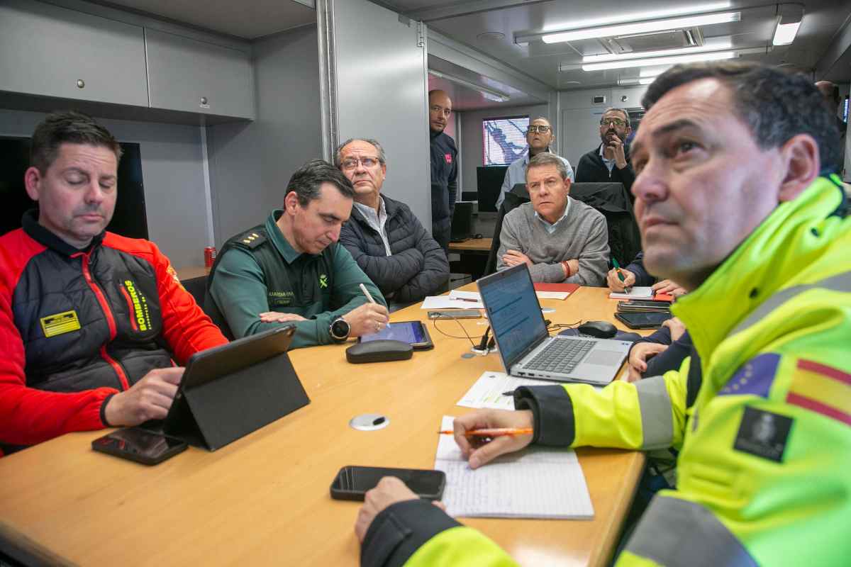 Reunión del Cecop presidida por el presidente de Castilla-La Mancha.