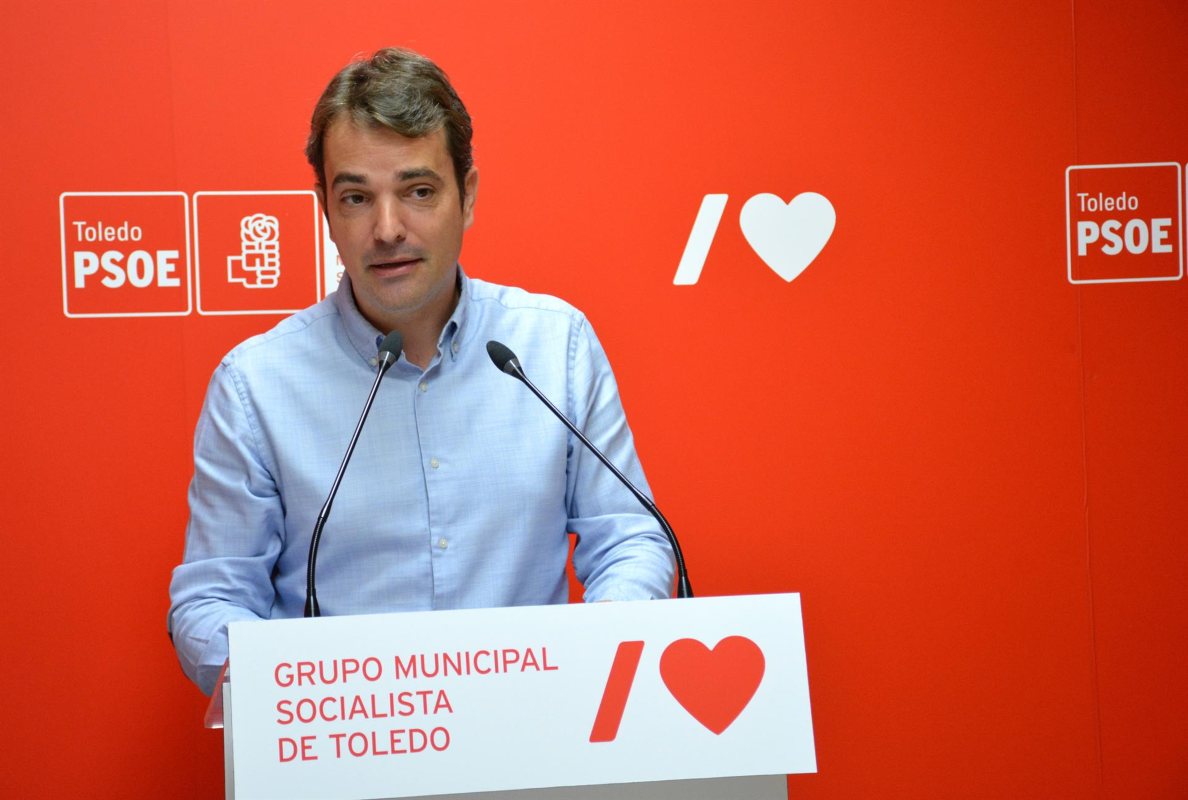 Pablo García, concejal del PSOE en el Ayyuntamiento de Toledo.