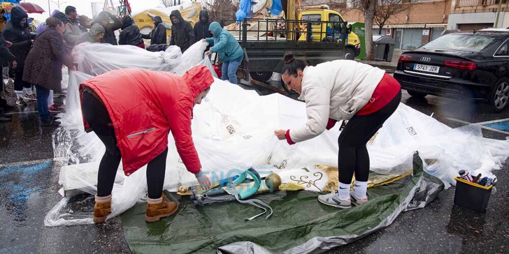 Suspendido el desfile de Carnaval de Toledo por la lluvia.